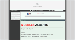Desktop Screenshot of mueblesalbertoroa.com